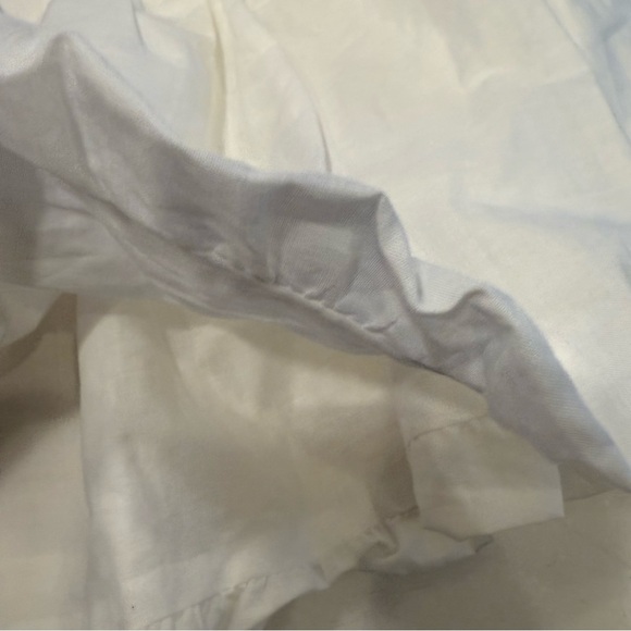 Zara Women’s White Poplin Tank Top Adjustable Straps Buttons Sz M NWT - Picture 6 of 12